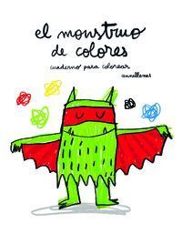 MONSTRUO DE COLORES CUADERNO DE COLOREAR
