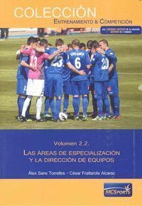 AREAS ESPECIALIZACION DIRECCION DE EQUIPOS VOL 2.2