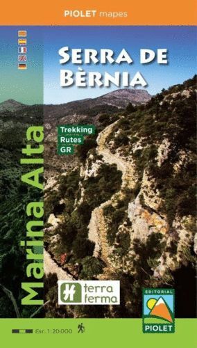 MARINA ALTA SERRA DE BERNIA ESCALA 1:20.000