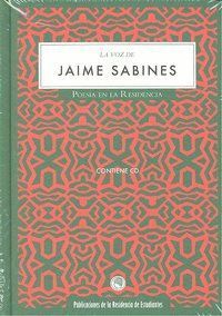 VOZ DE JAIME SABINES + CD,LA
