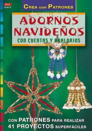 ADORNOS NAVIDEÑOS CON CUENTAS ABALORIOS