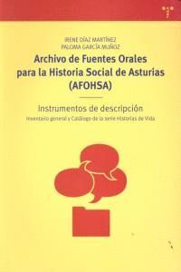 ARCHIVO DE FUENTES ORALES PARA LA HISTORIA SOCIAL DE ASTURI