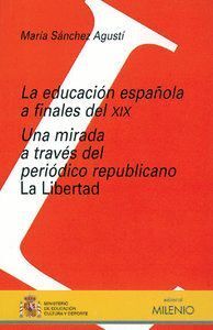 EDUCACION ESPAÑOLA A FINALES DEL XIX