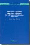DERECHOS Y DEBERES EN EL PROCEDIMIENTO DE INSPECCION TRIBUT