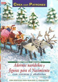 ADORNOS NAVIDEÑOS Y FIGURAS NACIMIENTO CON CUENTAS Y ABALORI