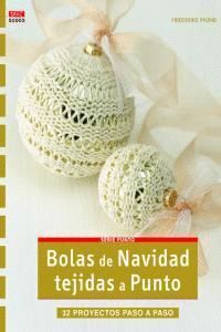 BOLAS DE NAVIDAD TEJIDAS EN PUNTO
