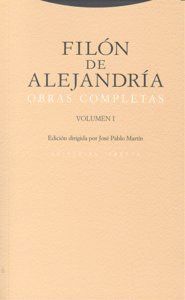 FILON DE ALEJANDRIA OBRAS COMPLETAS I