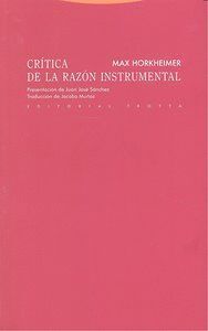 CRITICA DE LA RAZON INSTRUMENTAL