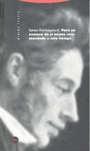 PARA UN EXAMEN DE SI MISMO RECOMENDADO A ESTE TIEMPO