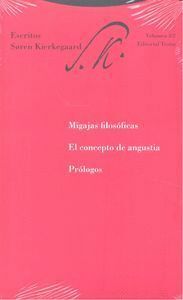 MIGAJAS FILOSOFICAS EL CONCEPTO DE ANGUSTIA Y PROLOGOS