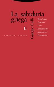 SABIDURIA GRIEGA II,LA