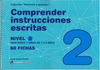 COMPRENDER INSTRUCCIONES ESCRITAS NIVEL 2