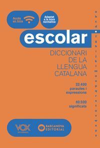 DIC.ESCOLAR LLENGUA CATALANA VOX BARCANOVA 18 ACCES LINIA
