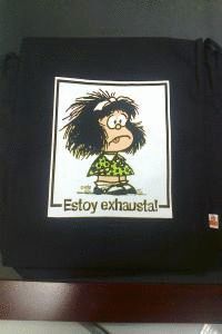 BANDOLERA MAFALDA ESTOY EXHAUSTA