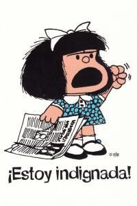 MAFALDA ESTOY INDIGNADA CUADERNO GRANDE