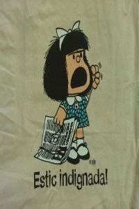 BOLSA ESTIC INDIGNADA CATALAN