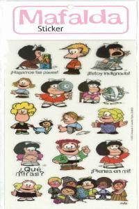 PACK STICKERS MAFALDA 2 (6 COPIAS)