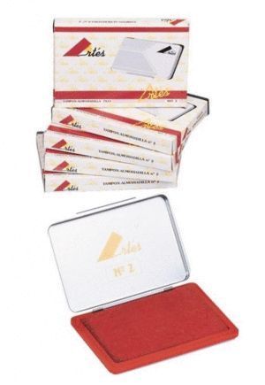 TAMPÓN ARTES ROJO 7,5X15