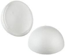 BOLA 20CM POREX CORCHO BLANCO 2 MITADES