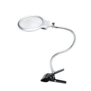 LUPA CON LUZ Y PINZA MG15120