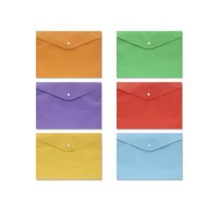 CARPETA DOSSIER CON BROCHE A4 OPACA NARANJA