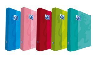 CARPETA A4 4 ANILLAS 40MM TAPA EXTRADURA OXFORD SCHOOL AZUL