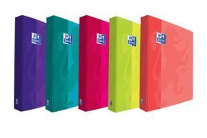 CARPETA A4 4 ANILLAS 40MM TAPA EXTRADURA OXFORD TOUCH FUCSIA