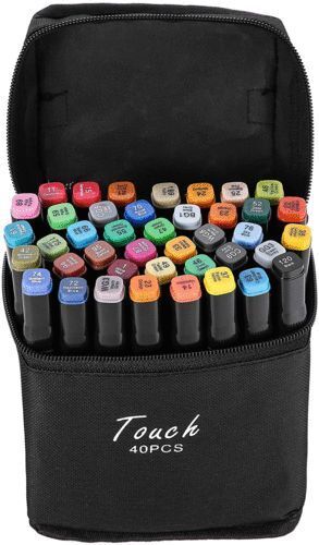 Tongfushop Rotuladores Artist de 60 Colores, Rotulador Alcohol