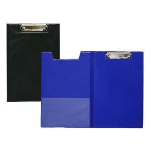 CARPETA A4 CON PINZA PLASTICO NEGRO