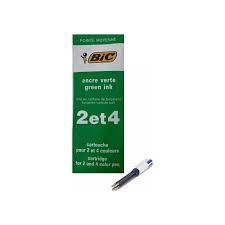 RECAMBIO BOLIGRAFO BIC 4 COLORES VERDE