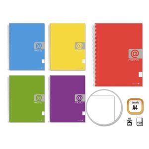 CUADERNO GOLDEN TAPA DURA A4 160H LISO HORIZONTAL