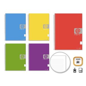 CUADERNO GOLDEN TAPA DURA A4 160H 1 LINEA HORIZONTAL