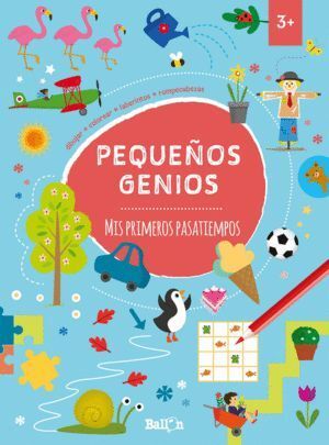 PEQUEÑOS GENIOS - MIS PRIMEROS PASATIEMPOS +3