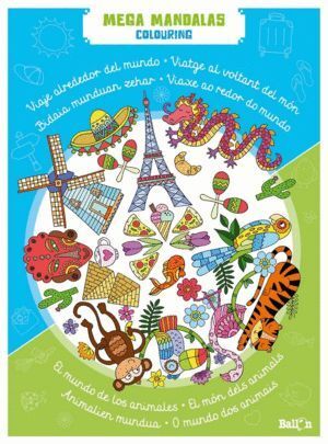 MEGA MANDALAS ANIMALES Y MUNDO