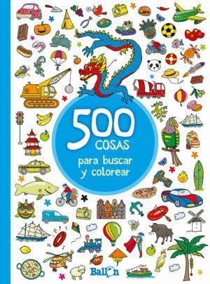 500 COSAS PARA BUSCAR Y COLOREAR AZUL