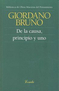 DE LA CAUSA PRINCIPIO Y UNO