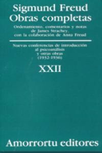 OBRAS COMPLETAS FREUD XXII  NUEVAS CONFERENCIAS DE INT.AL P