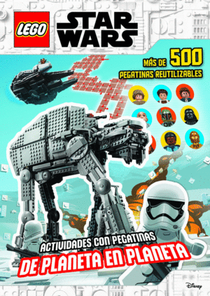 LEGO STAR WARS ACTIVIDADES CON PEGATINAS DE PLANETA EN PLAN